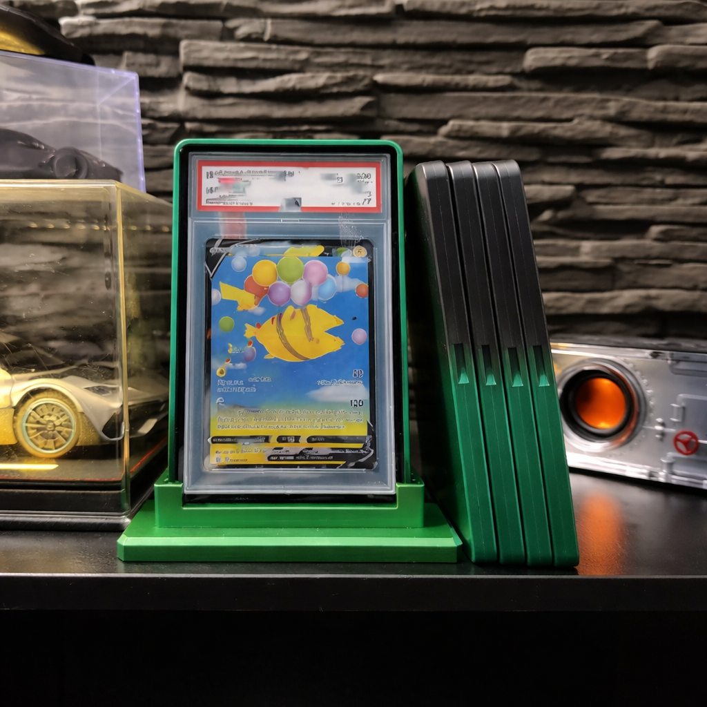 Magnetic Aluminum Slab Display Case – Dual-Tone Finish