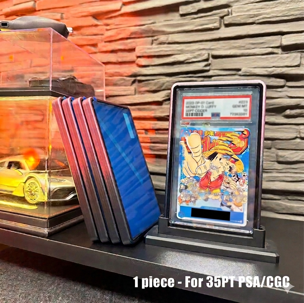 Magnetic Aluminum Slab Display Case – Dual-Tone Finish