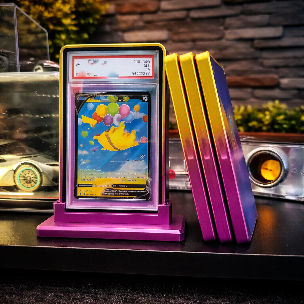 Magnetic Aluminum Slab Display Case – Dual-Tone Finish