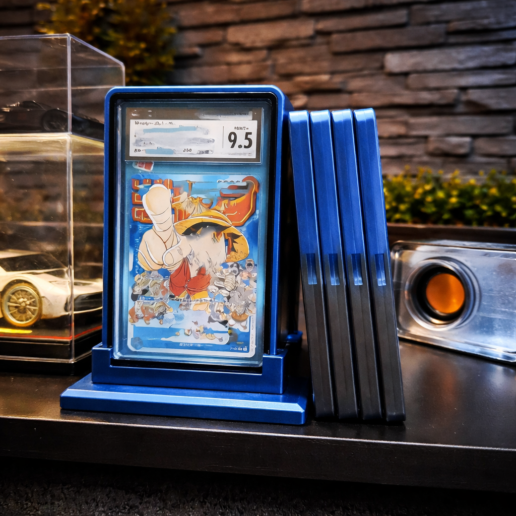 Magnetic Aluminum Slab Display Case – Dual-Tone Finish