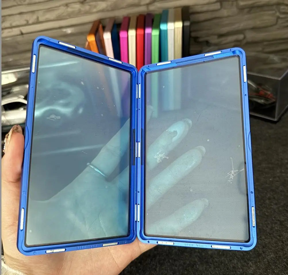 Magnetic Aluminum Slab Display Case – Dual-Tone Finish