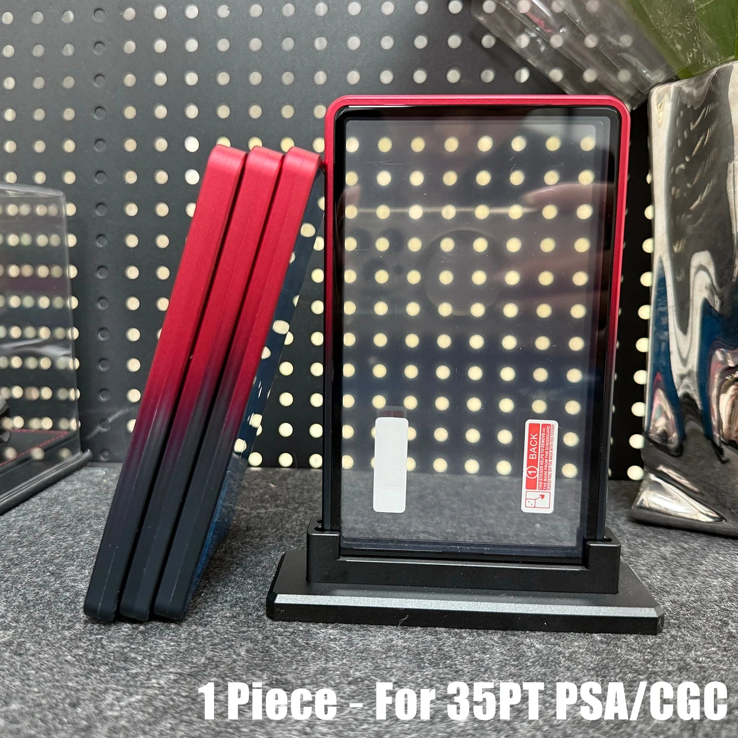 Magnetic Aluminum Slab Display Case – Dual-Tone Finish