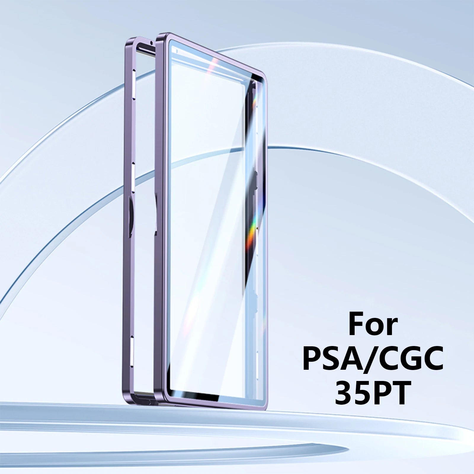 Magnetic Aluminum Slab Display Case – Single-Tone Finish