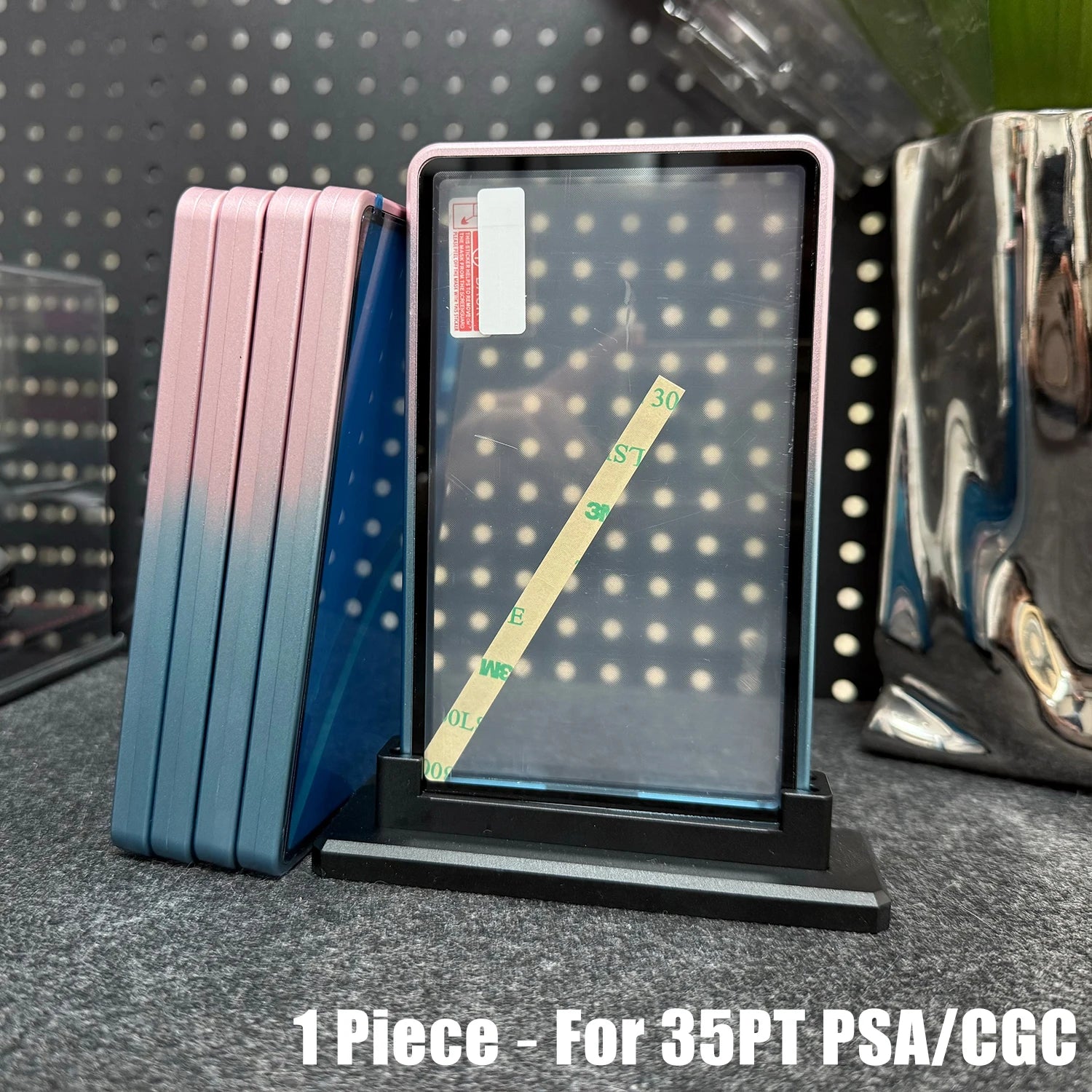 Magnetic Aluminum Slab Display Case – Dual-Tone Finish
