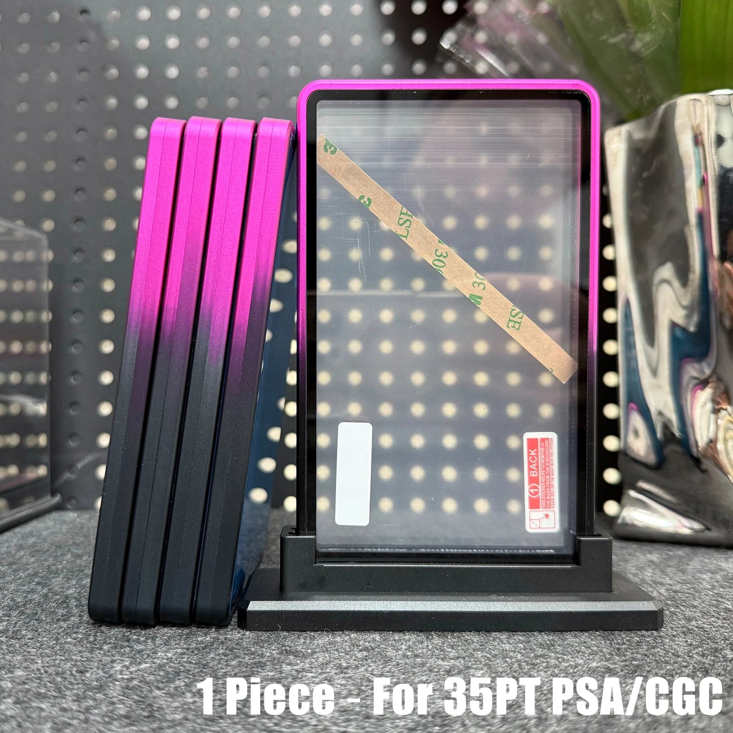 Magnetic Aluminum Slab Display Case – Dual-Tone Finish
