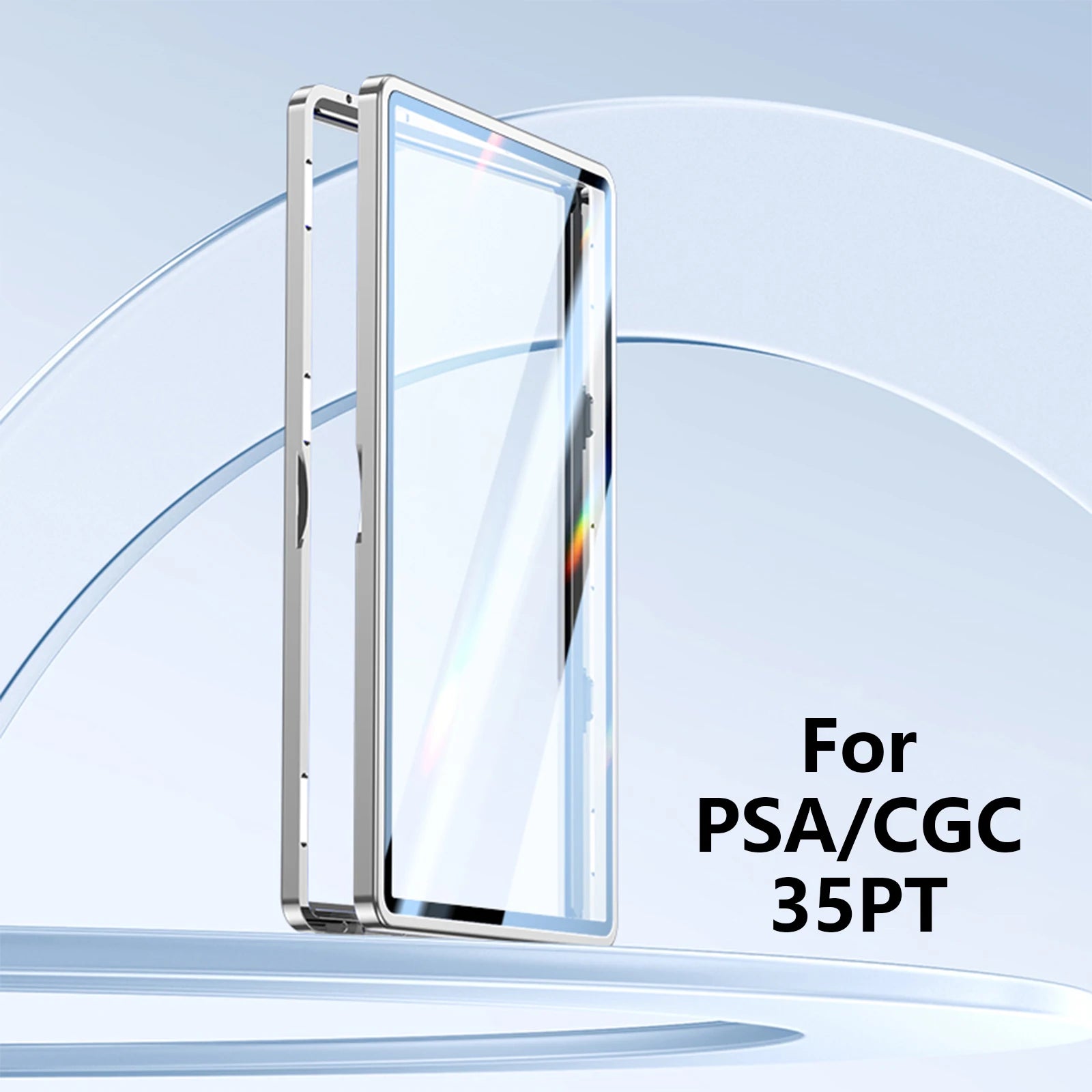 Magnetic Aluminum Slab Display Case – Single-Tone Finish
