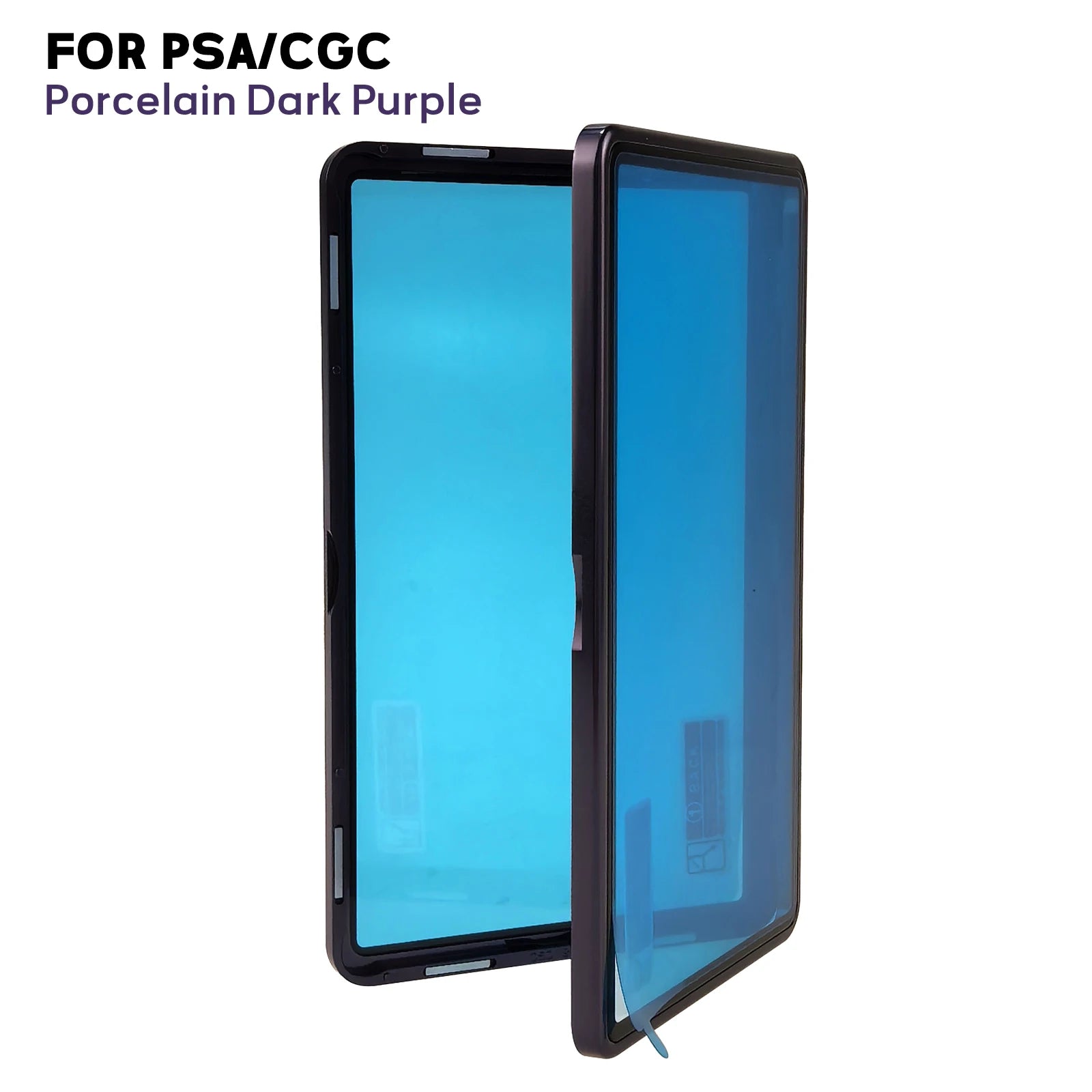 Magnetic Aluminum Slab Display Case – Single-Tone Finish