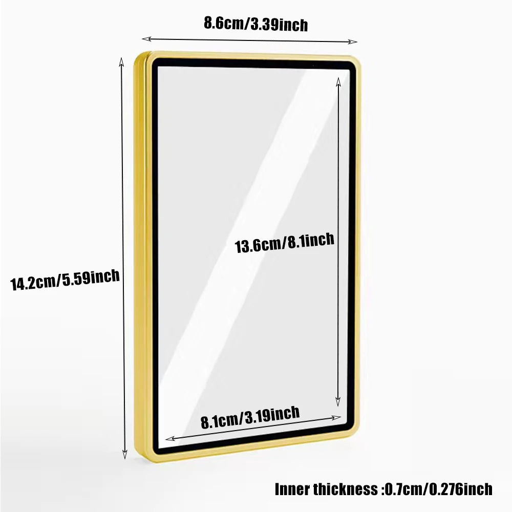 Magnetic Aluminum Slab Display Case – Dual-Tone Finish