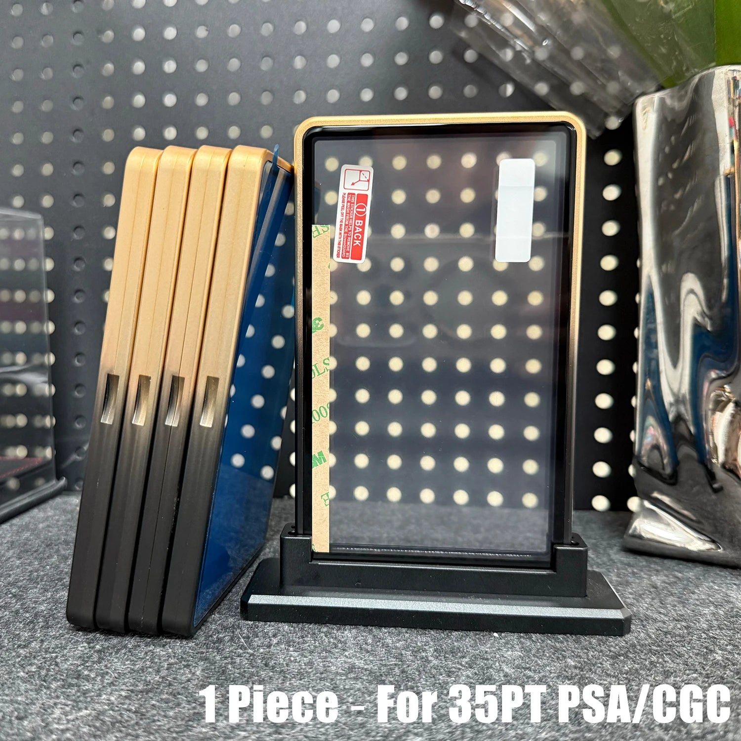 Magnetic Aluminum Slab Display Case – Dual-Tone Finish