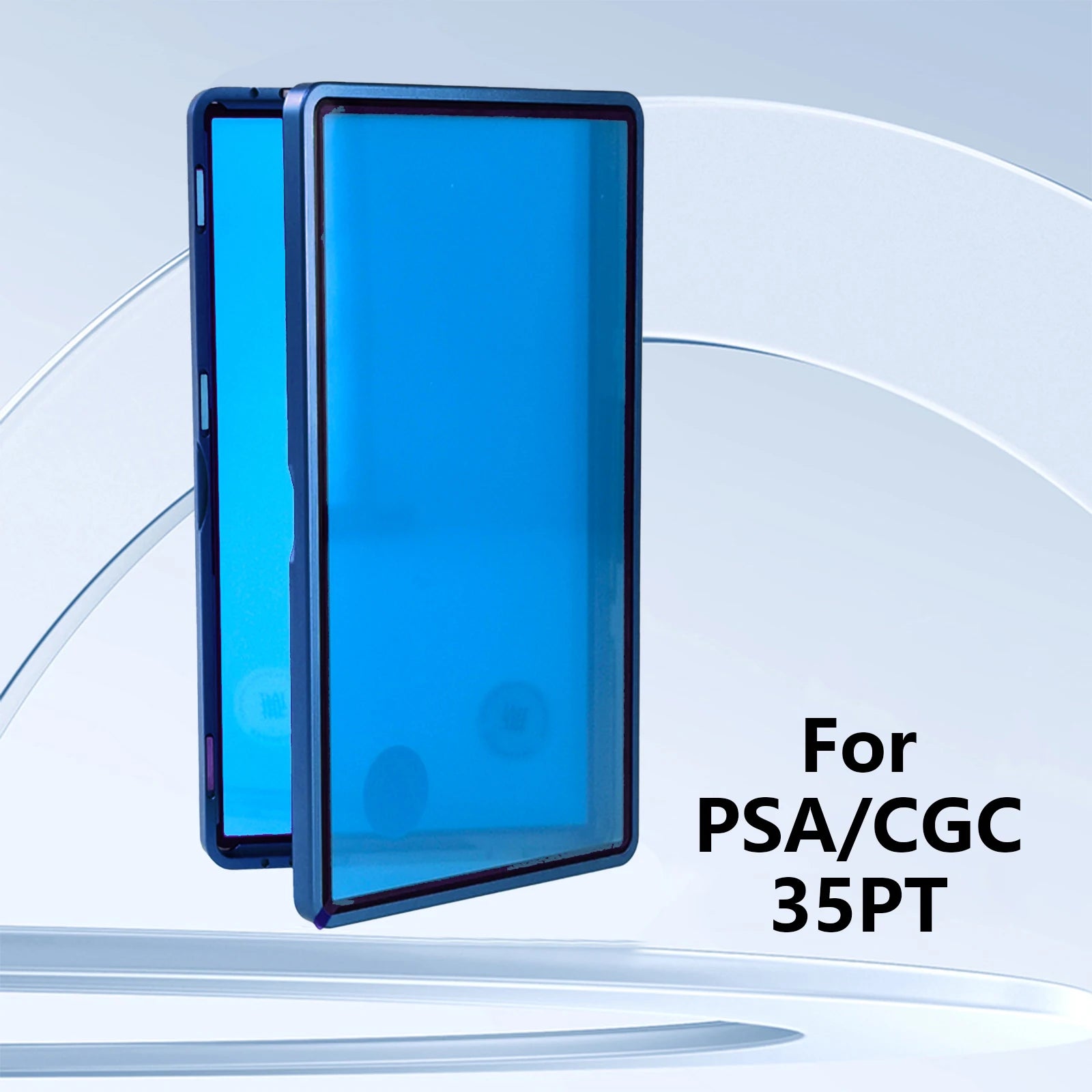 Magnetic Aluminum Slab Display Case – Single-Tone Finish