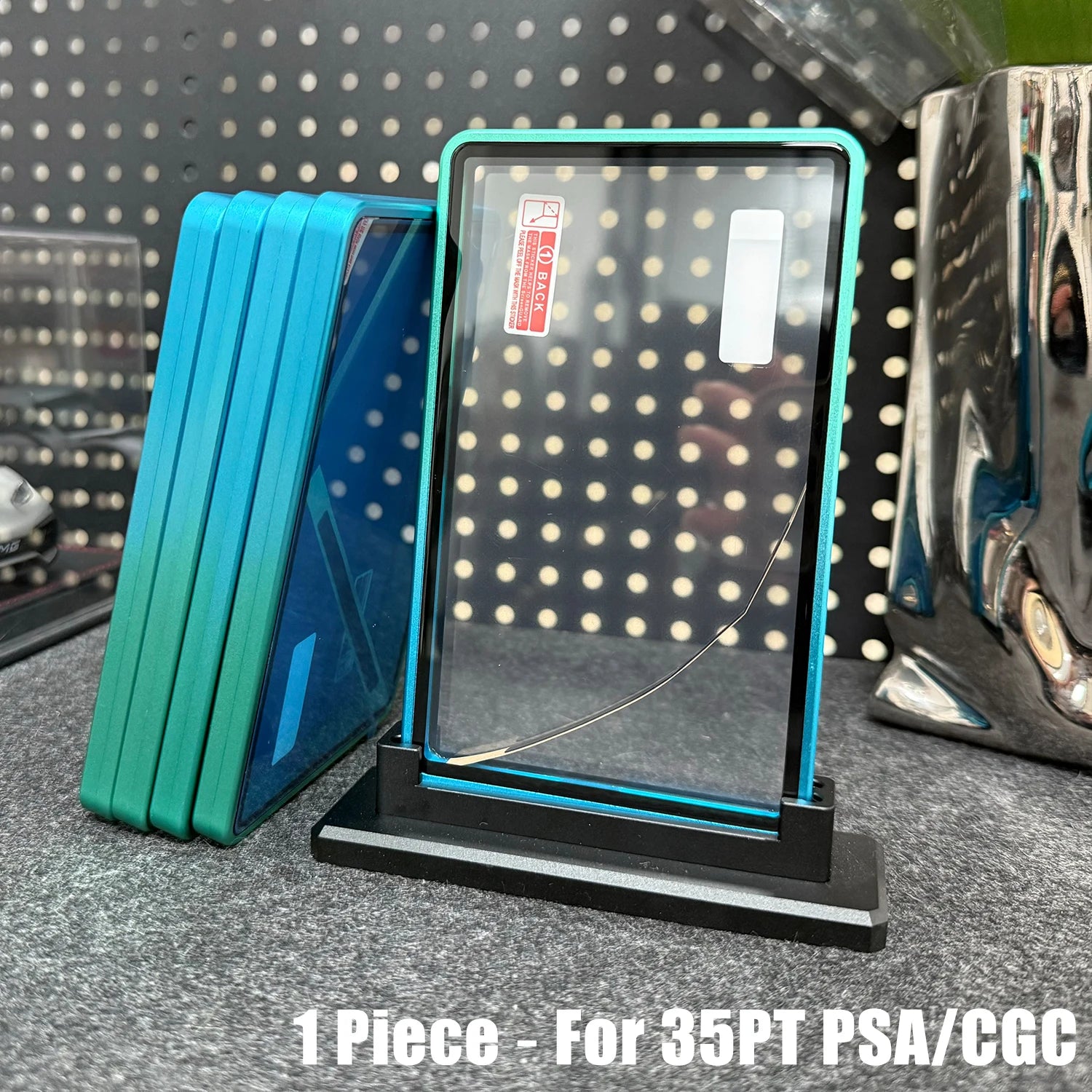 Magnetic Aluminum Slab Display Case – Dual-Tone Finish