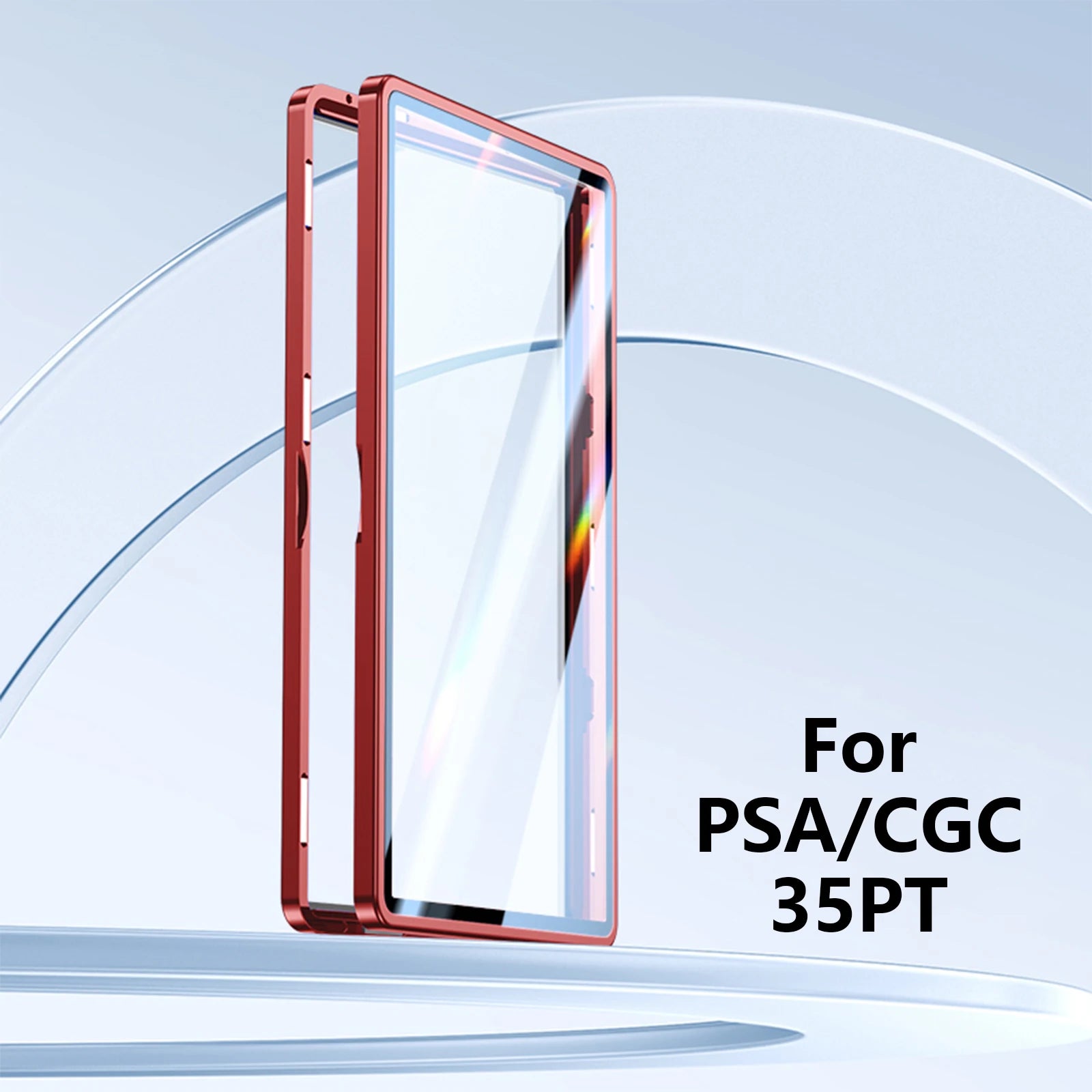 Magnetic Aluminum Slab Display Case – Single-Tone Finish