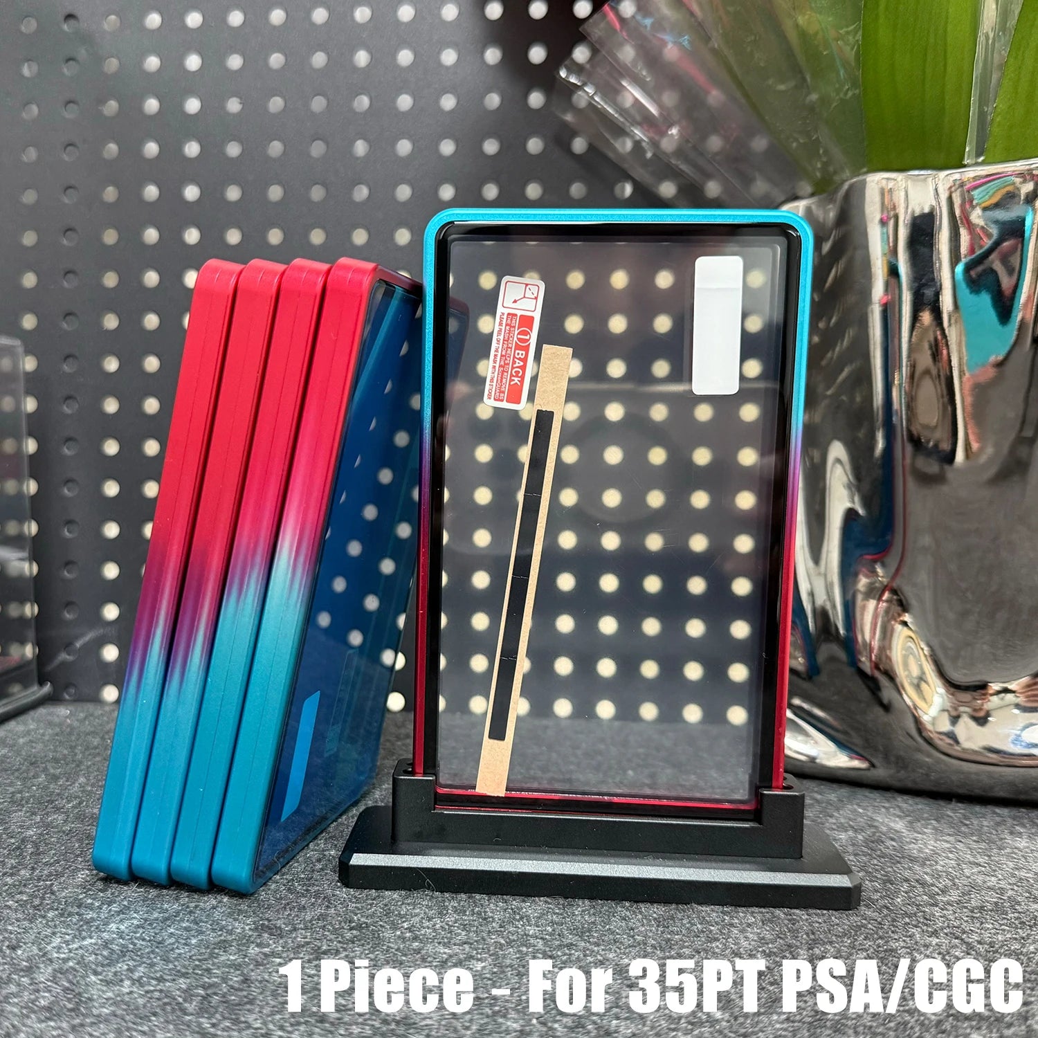 Magnetic Aluminum Slab Display Case – Dual-Tone Finish