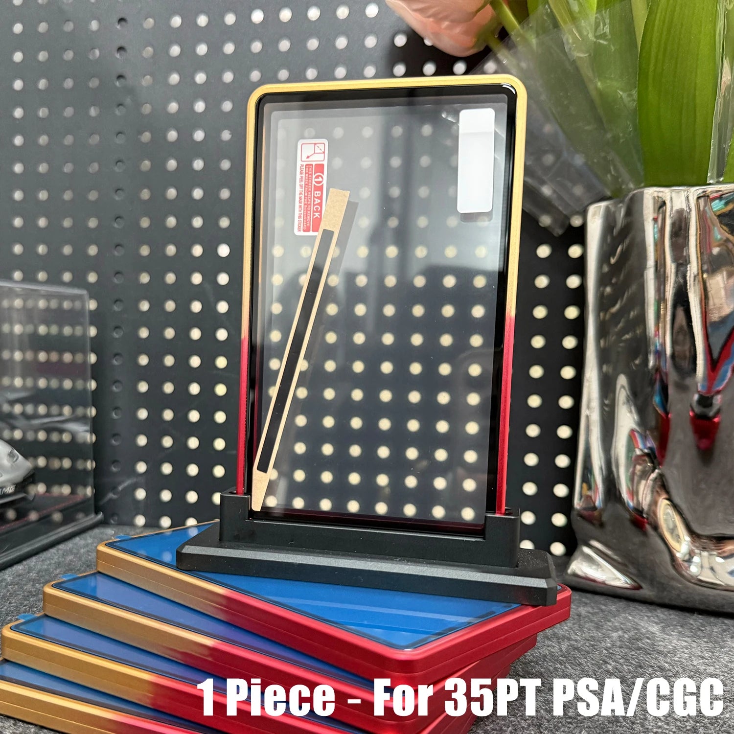 Magnetic Aluminum Slab Display Case – Dual-Tone Finish