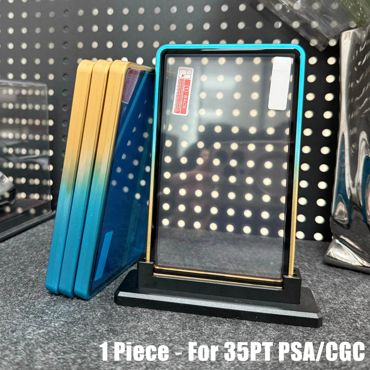 Magnetic Aluminum Slab Display Case – Dual-Tone Finish