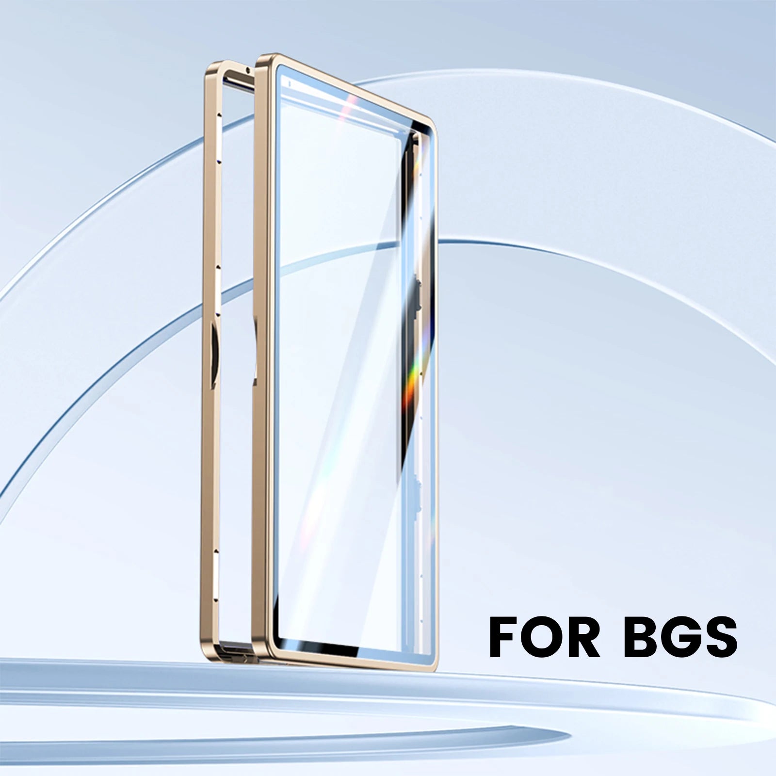 Magnetic Aluminum Slab Display Case – Single-Tone Finish